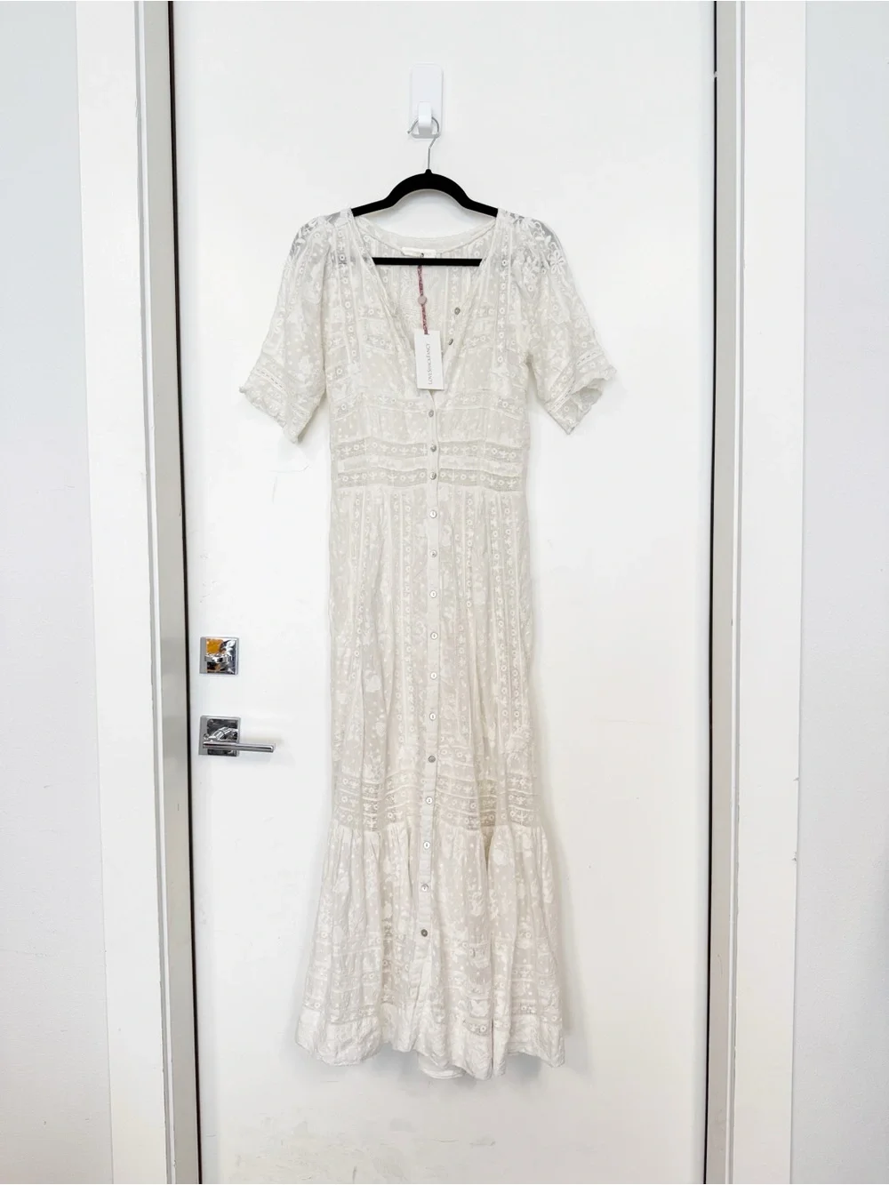 NWT NEW Loveshackfancy Minka Heritage Maxi Dress Size 2 - Picture 7 of 13